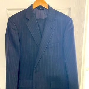 Dark Navy Pinstripe Brooks Brothers suit and pants
